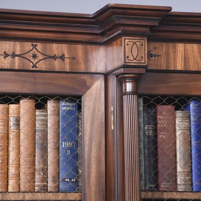 Exhibition Quality Regency 4 Door Cabinet Bookcase - Image 26