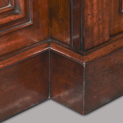 Early Victorian Mahogany Four Door Breakfront Cabinet Bookcase - Image 4