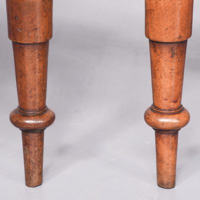 Quality Pair of Victorian Mahogany Shield Back Hall Chairs - Image 2