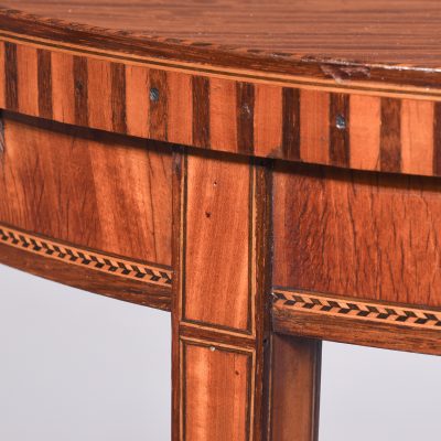 Neat Sized Dutch Demi-Lune Side Table - Image 5