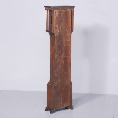 Neat-Sized Mahogany Grandmother Clock In The Georgian Style - Image 10