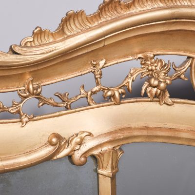 Stylish Mid-Victorian Gilded Overmantel Mirror By Cicero Of Edinburgh - Image 5