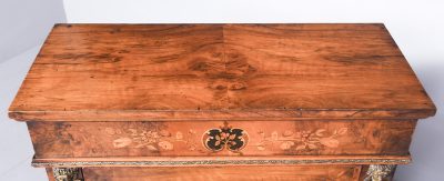 Magnificent Victorian Marquetry Inlaid Burr Walnut Cabinet - Image 10