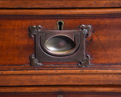 Pair of Victorian Mahogany Small Chest of Drawers/Bedside Lockers with Military Handles - Image 3