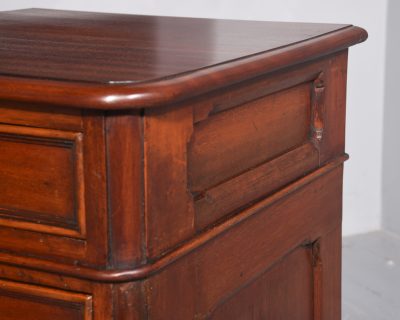 Pair of Victorian Mahogany Small Chest of Drawers/Bedside Lockers with Military Handles - Image 6