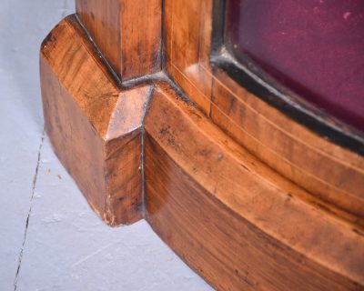 Quality Mid-Victorian Inlaid Walnut Bow-End Credenza - Image 9