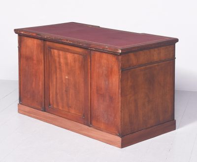 Victorian Mahogany Desk by Holland and Sons of London - Image 9