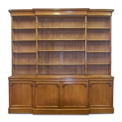 Victorian Breakfront Bookcase - Image 2