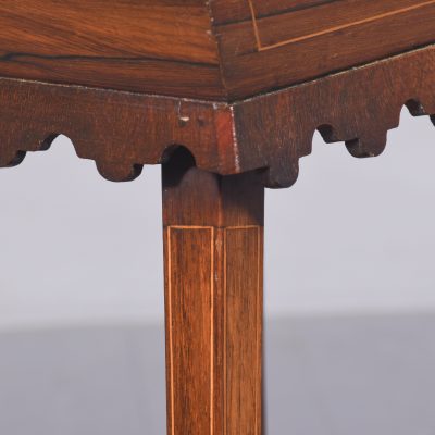 Sheraton Style Glazed Sewing Table - Image 5