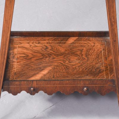 Sheraton Style Glazed Sewing Table - Image 6