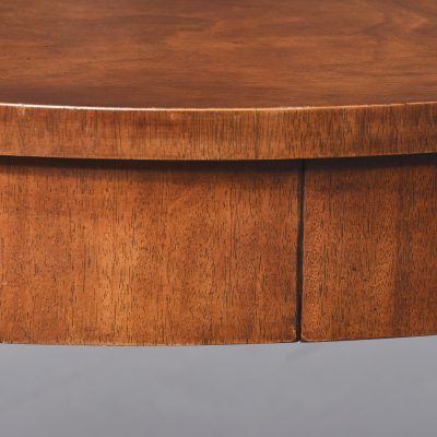 Attractive Pair Of Empire-Style Mahogany Oval Top Side Tables - Image 7