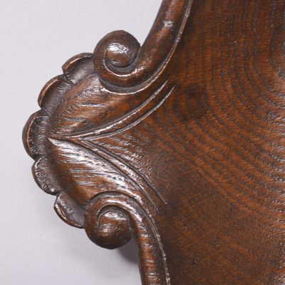 A Victorian Carved Solid Oak Bowl - Image 6