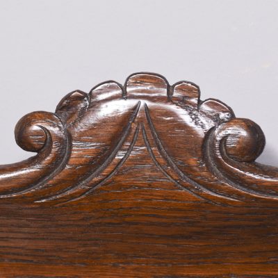 A Victorian Carved Solid Oak Bowl - Image 7