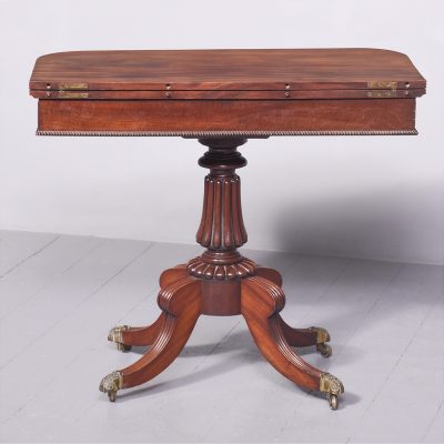 Gillows Style Fold-Over Card Table - Image 11