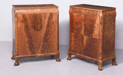 Pair of Burr Walnut Cabinets by Whytock & Reid of Edinburgh - Image 2