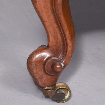 Impressive Pair of Large carved Mahogany William IV Armchairs - Image 6