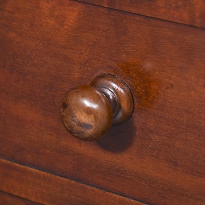 Pair of Mid-Victorian Neat-Sized Figured Mahogany Bedside Lockers - Image 4