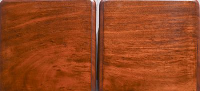 Pair of Mid-Victorian Neat-Sized Figured Mahogany Bedside Lockers - Image 7