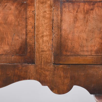 Early Georgian Style Inlaid Figured Walnut Dresser Base - Image 7