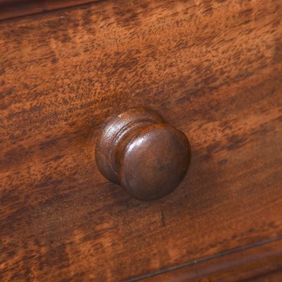 Superb Pair of Mid-Victorian Small Mahogany Chests/Lockers in Flame Spanish Mahogany - Image 5