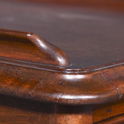 Superb Pair of Mid-Victorian Small Mahogany Chests/Lockers in Flame Spanish Mahogany - Image 6