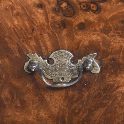 Pair of Mid-Victorian Inlaid Burr Walnut Small Chests/Lockers with Chamfered Corners - Image 4