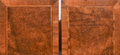 Pair of Mid-Victorian Inlaid Burr Walnut Small Chests/Lockers with Chamfered Corners - Image 7