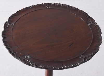 Superb Quality Georgian-Style Carved Mahogany Wine or Occasional Table - Image 2