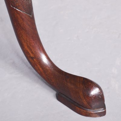 Superb Quality Georgian-Style Carved Mahogany Wine or Occasional Table - Image 5