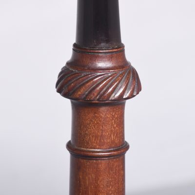 Superb Quality Georgian-Style Carved Mahogany Wine or Occasional Table - Image 6