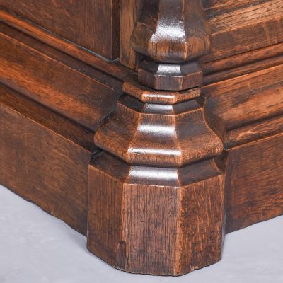 Carved Oak Pedestal Sideboard in the Style of EW Pugin - Image 10