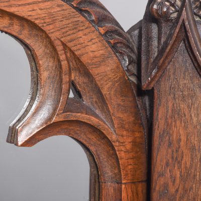 Carved Oak Pedestal Sideboard in the Style of EW Pugin - Image 18