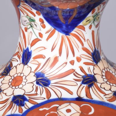 Large Baluster Shaped Imari Vase - Image 7