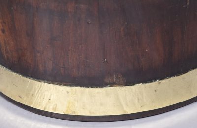 Quality Mahogany and Brass Navette Bucket - Image 4