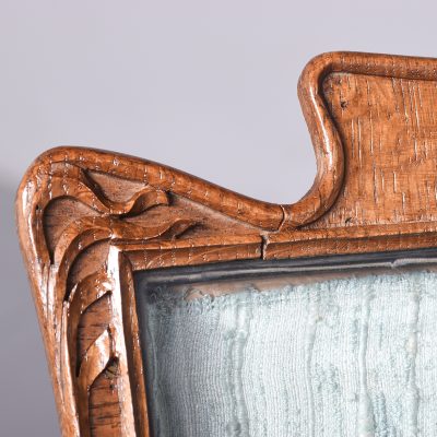 Carved Oak Table Top Display Frame - Image 3