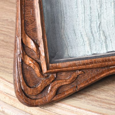 Carved Oak Table Top Display Frame - Image 4