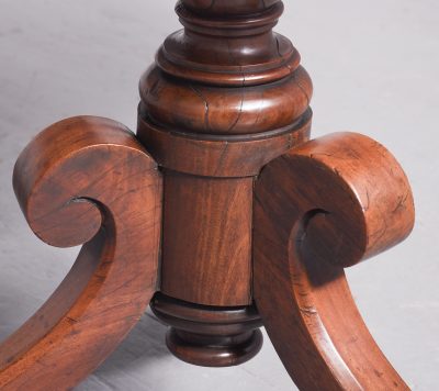 Neat Sized Scottish Mahogany Library Table - Image 3