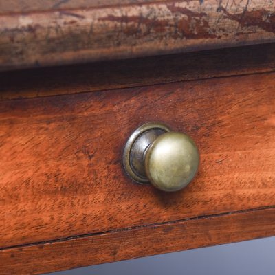 Neat Sized Scottish Mahogany Library Table - Image 5