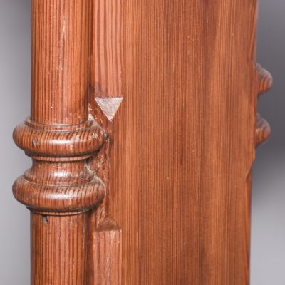 Pair of Scottish Pitch Pine Gothic Narrow Side Tables - Image 7