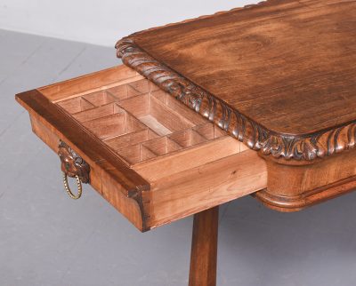 Regency Mahogany Work Table or Side Table - Image 8