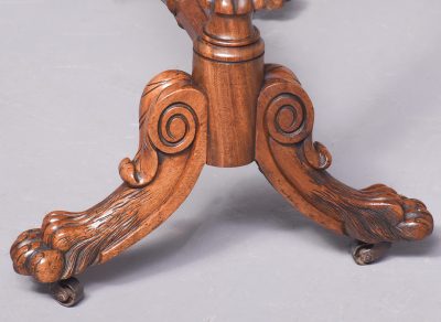 Regency Mahogany Work Table or Side Table - Image 11