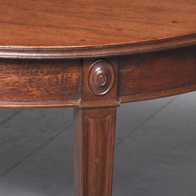 Pair of Mahogany Demi-Lune Side Tables - Image 5