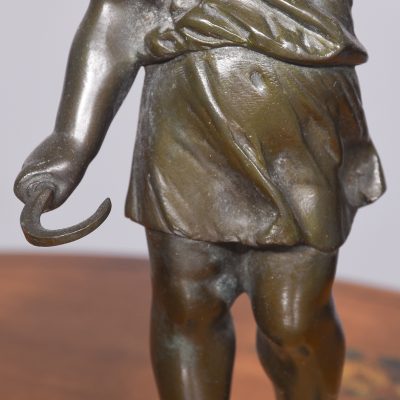 A Pair of French Patinated Allegorical Bronze Figures of Putti At Harvest Time - Image 5