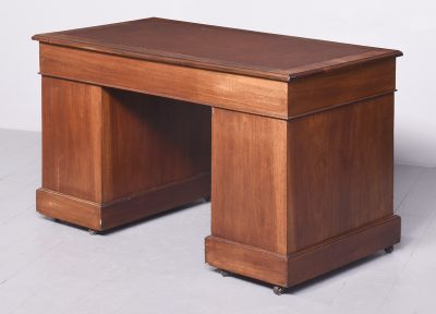 Mahogany 3 Part Pedestal Desk - Image 8