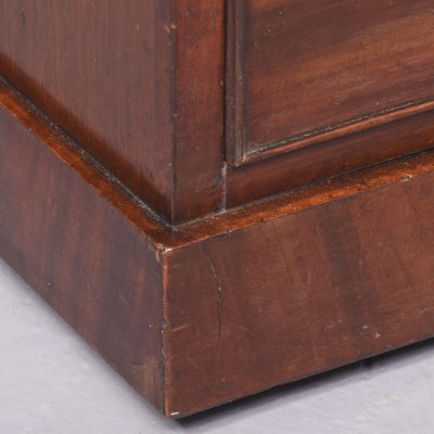 Neat Size Late Victorian Mahogany Knee Hole Desk - Image 2