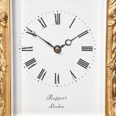 English Brass Carriage Clock by ‘Rapport of London’ - Image 4