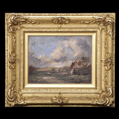 Pair of Late Victorian Paintings of Rural Scenes by James Cchristie Prowett - Image 2