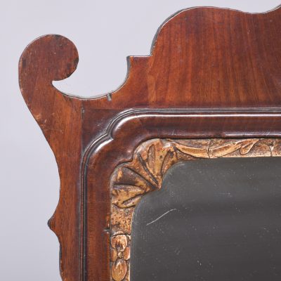 George III Fretwork Mahogany Mirror in The Chippendale Style - Image 2