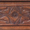 Victorian Jacobean Style Carved Oak Box Settle or Hall Bench - Image 9
