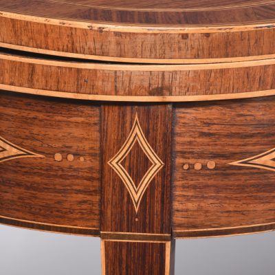 Late George III Rosewood Fold-over Card Table - Image 3